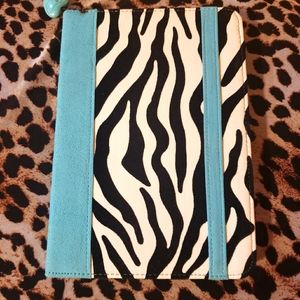Zebra print 7-8inch Samsung folio case